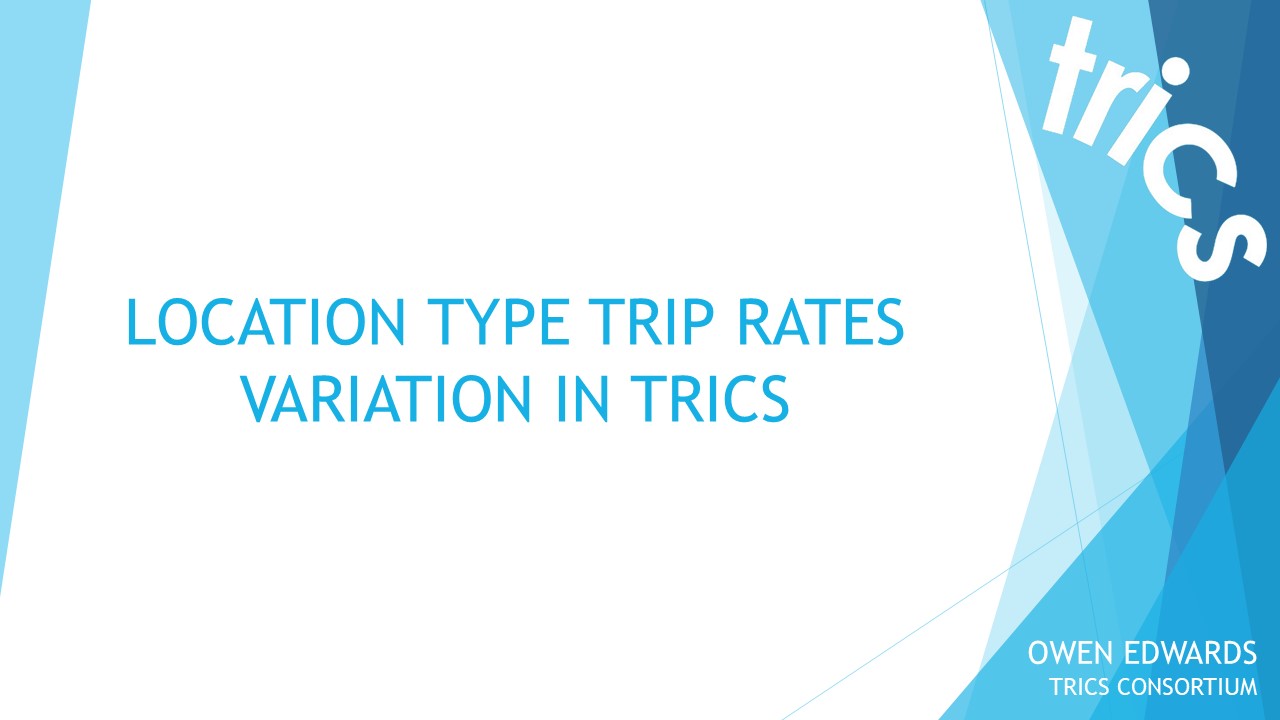 Location Type Trip Rates Variation